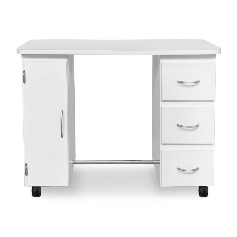 MESA PARA UÑAS Y MANICURE MONTANA BLANCA