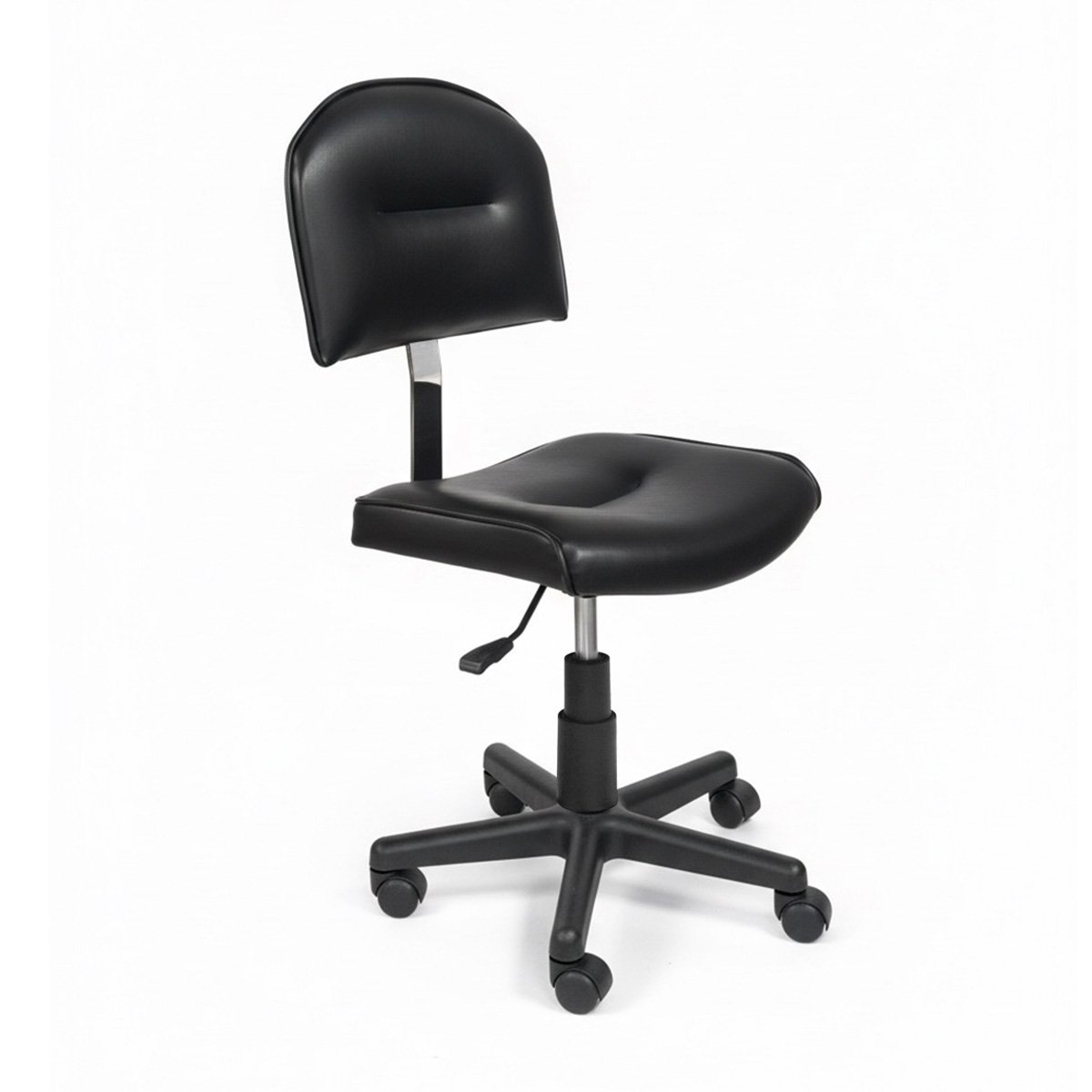 Silla de Manicure Nautica negra vista 3/4