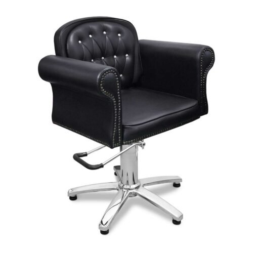 Sillón de corte de cabello poltrón Luis XV hidráulico